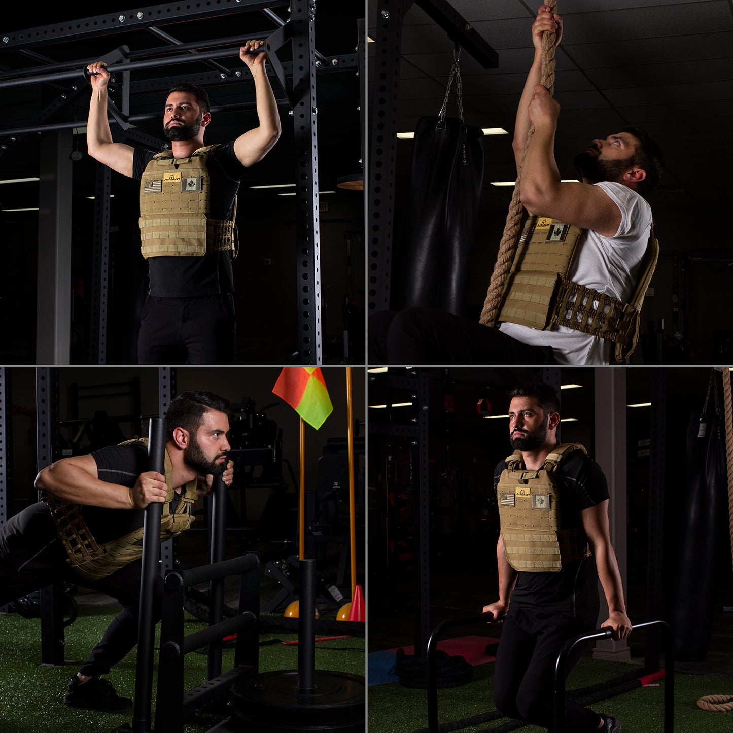 AmStaff Fitness Weight Vest Plates for Tactical Weighted Vests – WODs, Workout, Strength and Endurance Training, Running – 3D Curved Ergonomic Design – Available 7LB11LB17LB27LB (7 Pounds