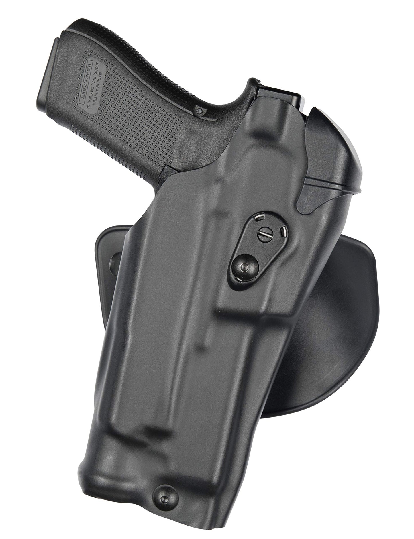 Safariland 6378RDS Automated Locking System Duty Holster, Red Dot Sight Compatible, STX Tactical Black, Right Hand, Fits: S&W M&P 5IN Surefire X300U