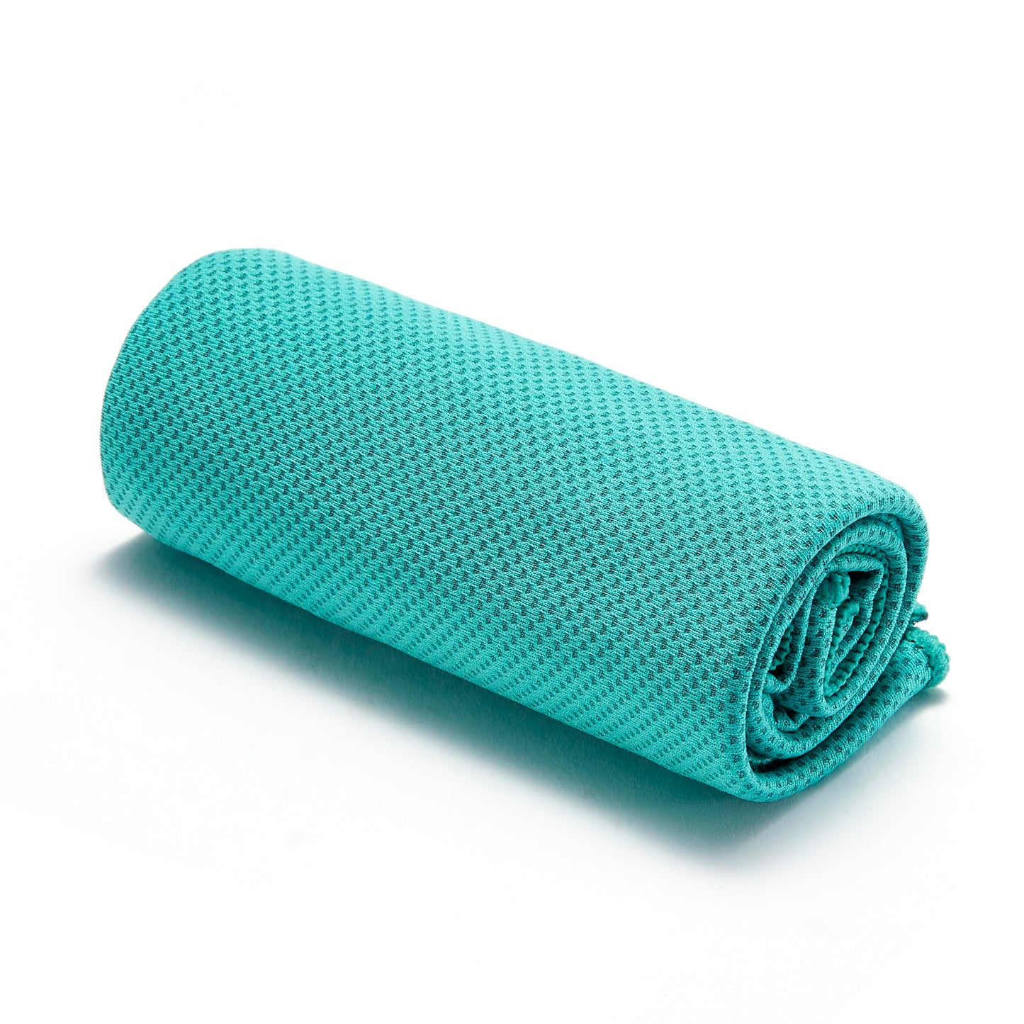 Amazon Basics Cooling Towels for Neck and Face, Sports, Workout Recovery, 40" x 12", Black/Gray/Aqua/Navy, 4-Pack