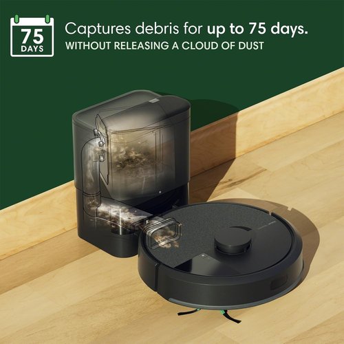 iRobot Roomba 104 Vacuum & Mop Robot - Self-Emptying for 75 Days, Powerful Suction, Ideal for Pet Hair | Smart Navigation