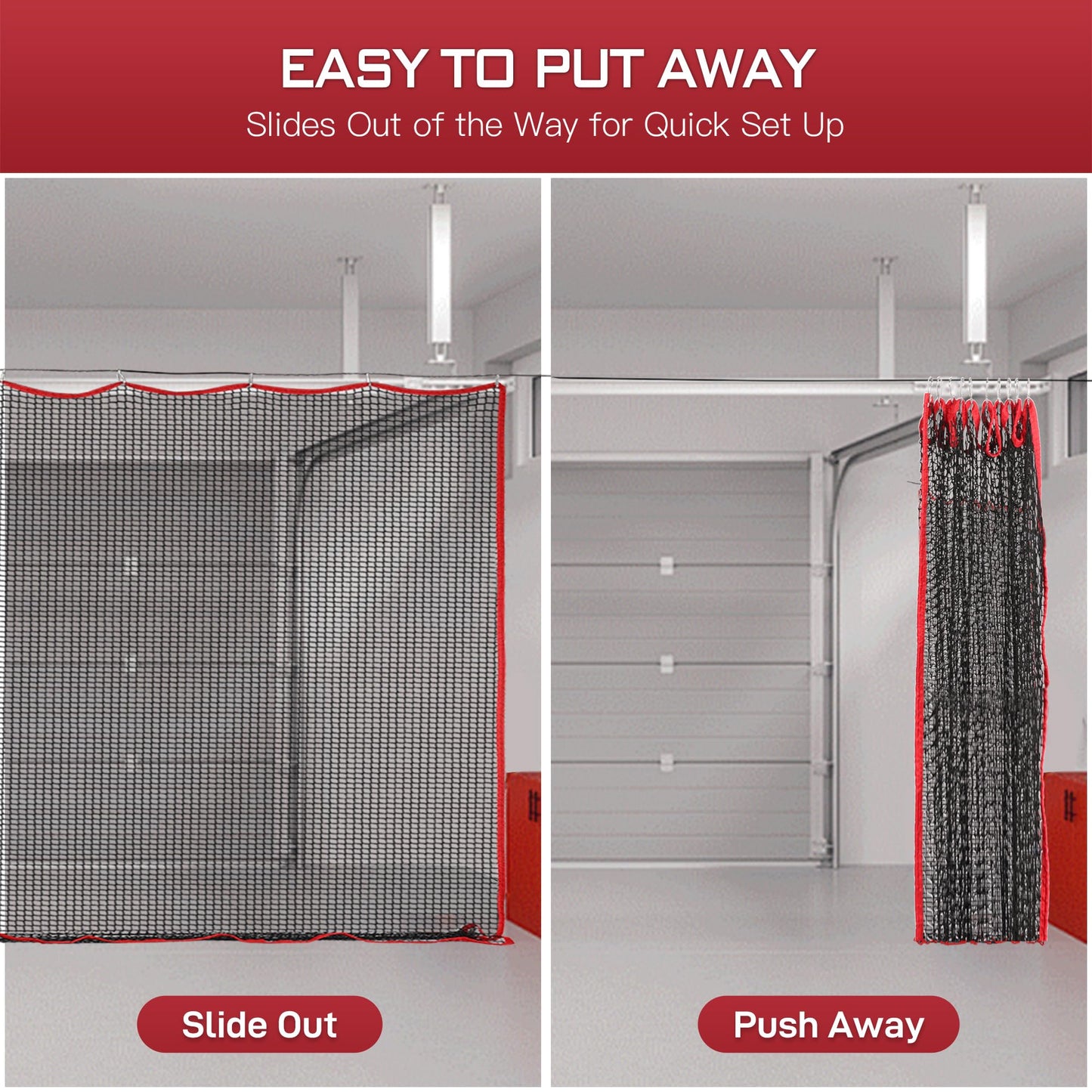 FRANKTECH Golf Netting, 10ft, 15ft, 20ft Sports Netting - Heavy Duty High Impact Multi-Sport Practice Net for Golf, Baseball, Soccer, Hockey, Lacrosse, Backyard Driving & Training Barrier