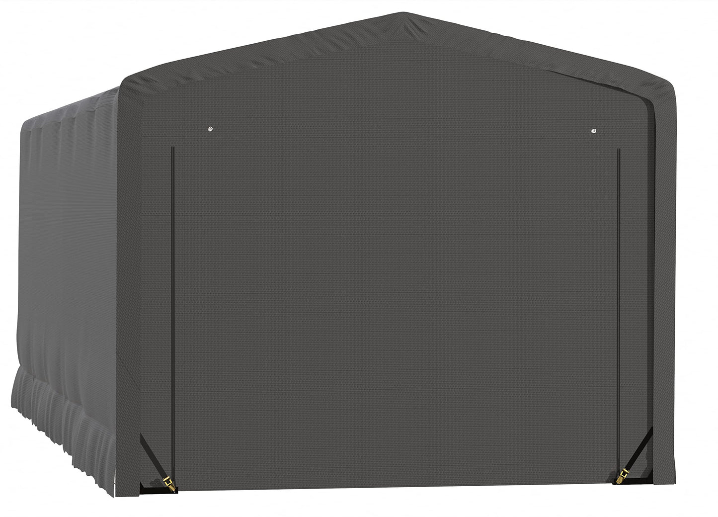 ShelterLogic ShelterTube Garage & Storage Shelter, 12' x 27' x 10' Heavy-Duty Steel Frame Wind and Snow-Load Rated Enclosure, Gray
