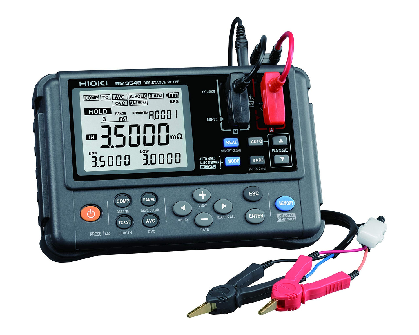 Hioki RM3548 Multimeter, High-Precision Portable Resistance Milli-Ohmmeter
