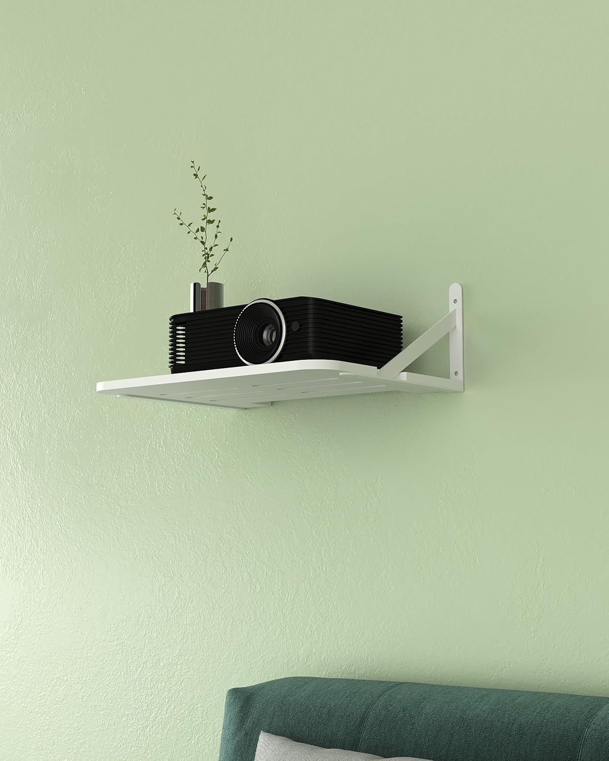Small Mini Projector Shelf, Modem Shelf, Router Shelf, Floating Projector Wall Mount, Projector Shelf for Wall, Holder