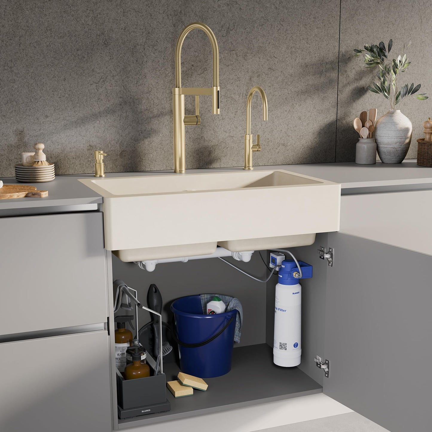 BLANCO 443274 Under Sink Water Filtration System - Soft L Filter