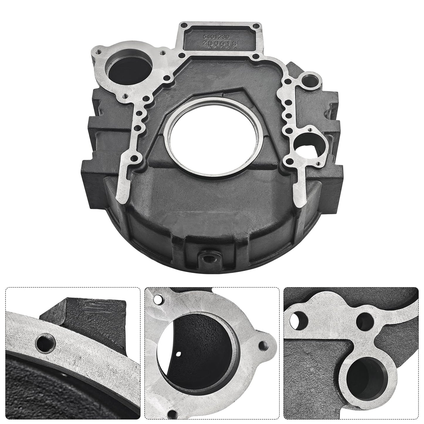 ProXlex Flywheel Housing 4993644 Fit for Cummins Engine 6CT ISC QSC ISL QSL C8.3 Fit for Hyundai R290LC3 R320LC3 R280LC Replaces# 3908799 3902565
