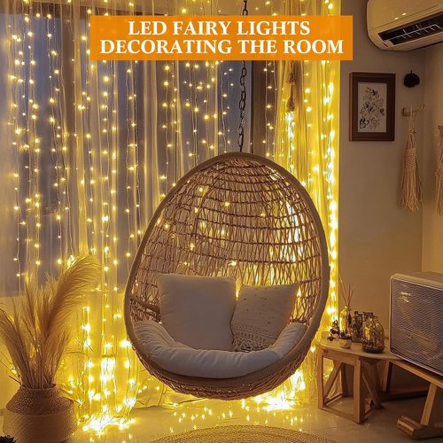 Macarrie 3 Pcs Warm White Fairy Lights USB Powered 16 ft 50 LED String Lights Plug in for Indoor Outdoor Bedroom DIY Party Wedding Home Festival Tree Garden Xmas Decoration