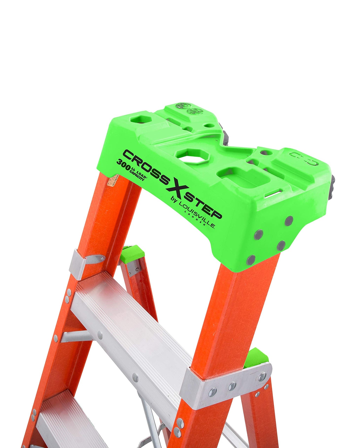 Louisville Ladder FXS1506, 6-feet, Orange & L-3016-04 Step Stepladder, 4-Feet