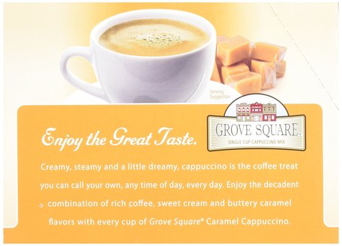 Grove Square Caramel Cappuccino 96 Single Serve Cups