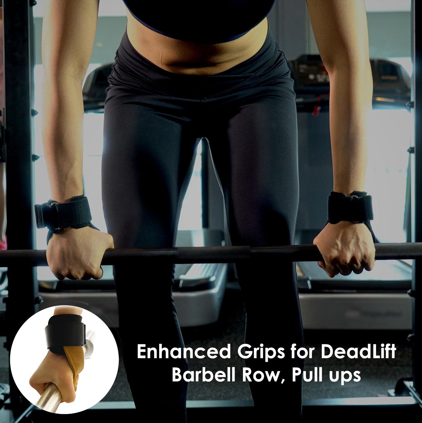 ShapeX Pull up Hand Grip for Men and Women - Weight Lifting Straps for Deadlift - Replacement for Versa, Crossfit Grips - Gym Hand Strap for Excercise and Gymnastics