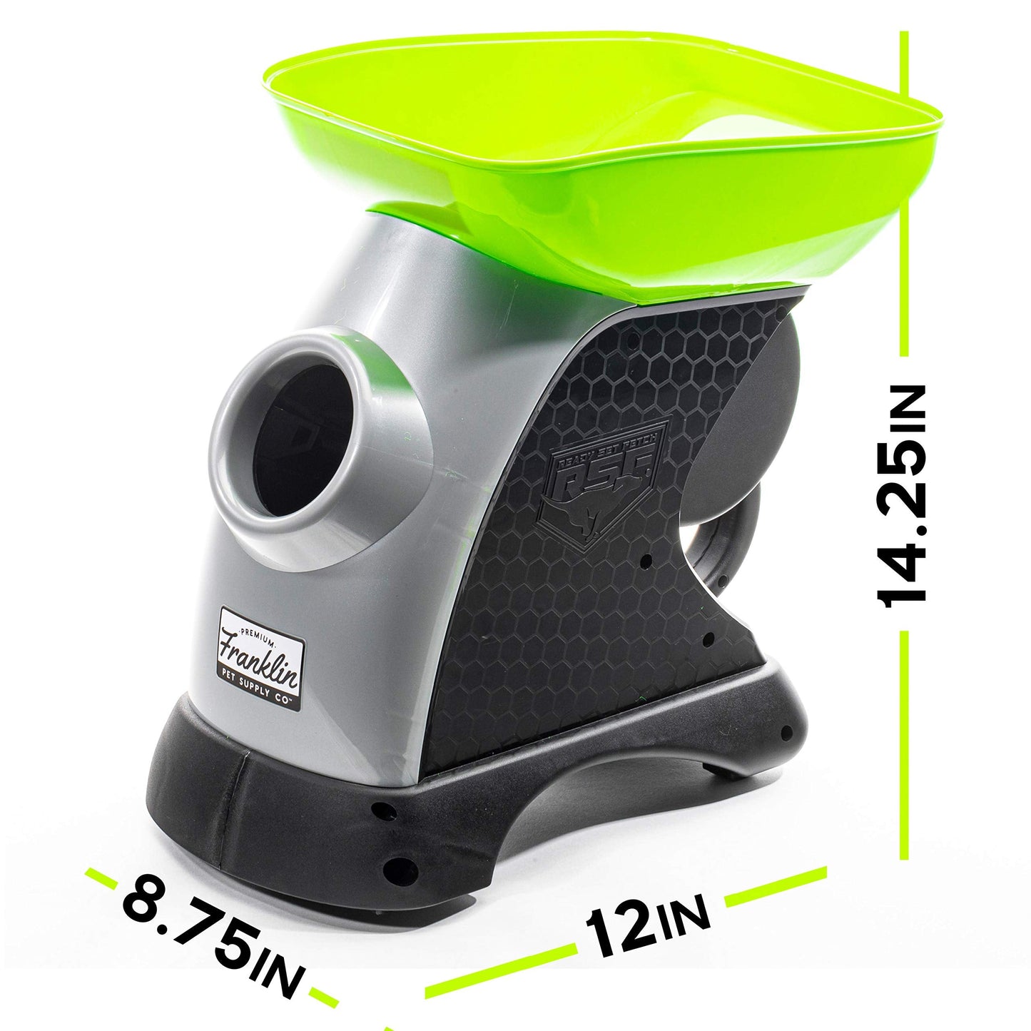 Franklin Pet Supply Ready Set Fetch Automatic Tennis Ball Launcher Dog Toy - Authentic Tennis Ball Thrower - Launchesup to 40' - Interactive Pet Toy