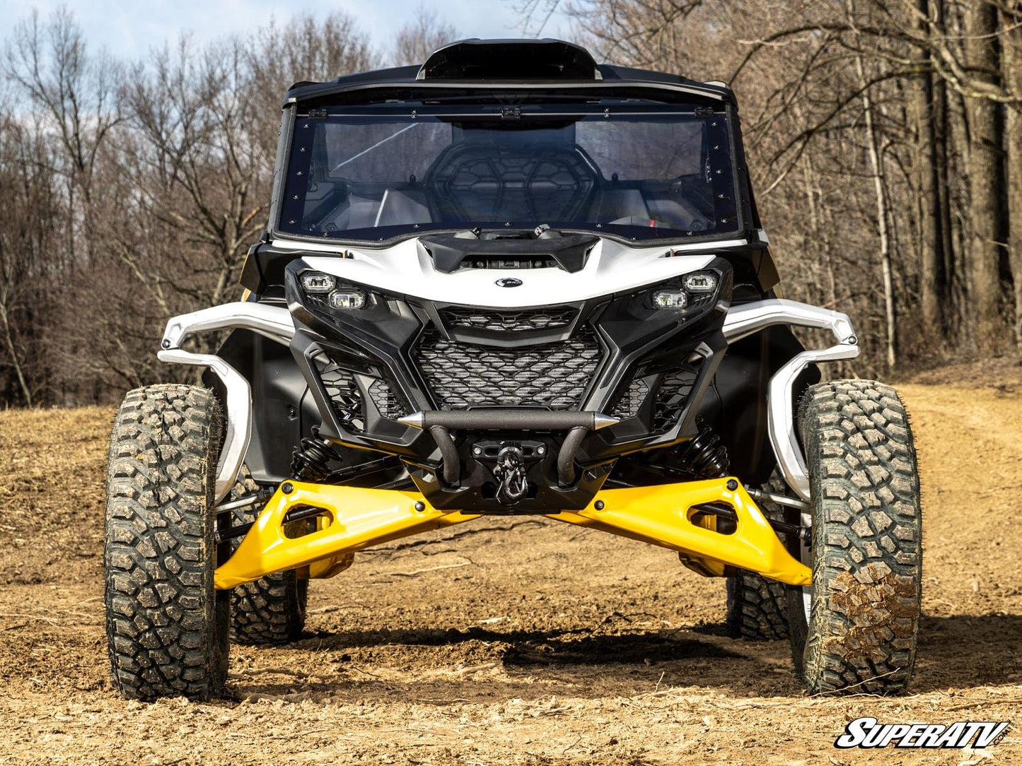 SuperATV Ready-Fit Winch Compatible with Can Am Maverick R - 4500 lb.