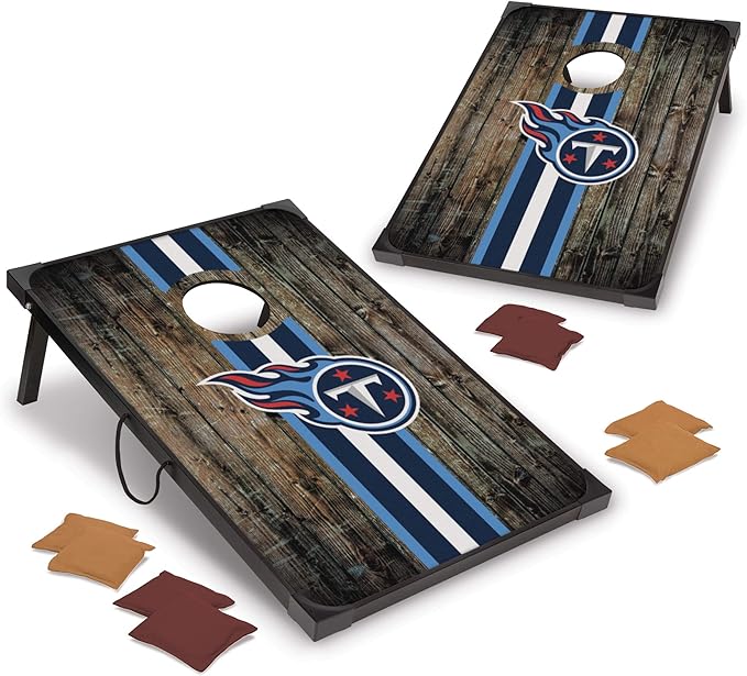 Wild Sports NFL 2' x 3' MDF Deluxe Cornhole Set - with Corners and Aprons