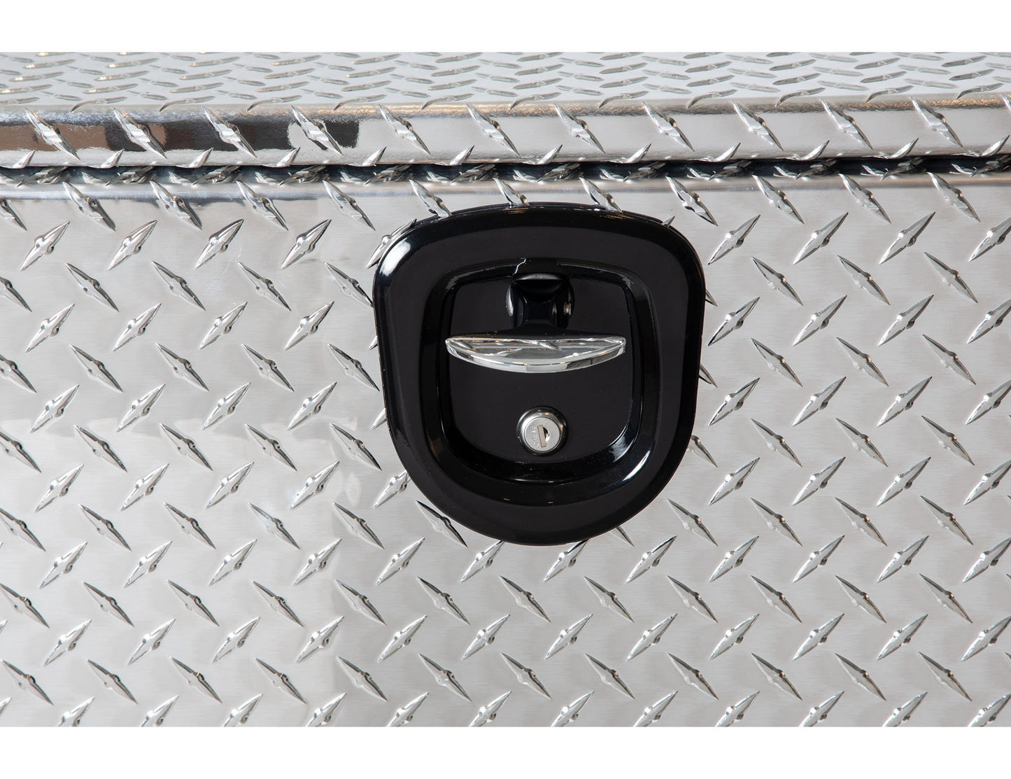 Buyers Products 1705118 Diamond Tread Aluminum Underbody Truck Tool Box, 20 x 20 x 36, Made in USA, .100 in. Thick, Corrosion Resistant, Locking Compression Latch, Secure Storage for Work Trucks