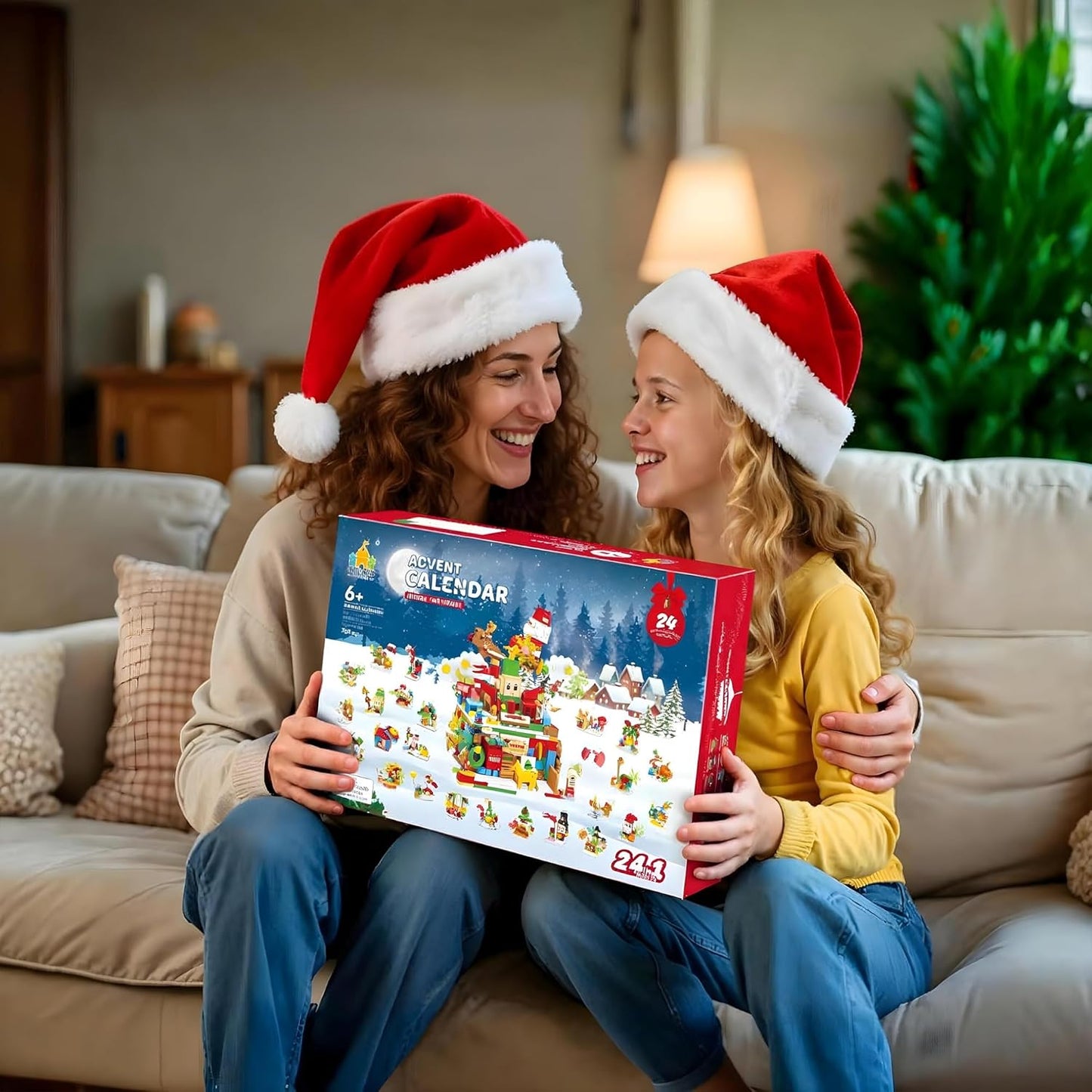 Santa’s Workshop Advent Calendar 2025 - 24-in-1 Holiday Countdown Gift for Kids Ages 6+