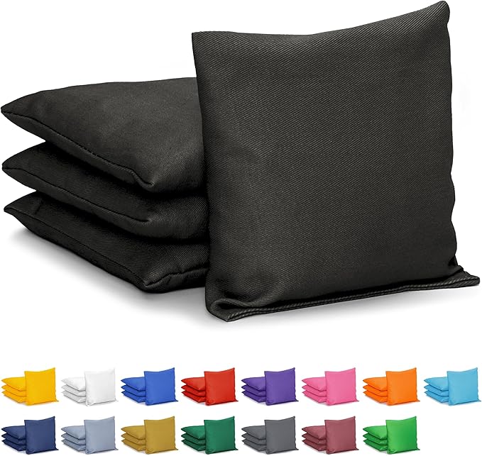 GoSports Classic Cornhole Bean Bags Set of 4-16 Colors Available - Regulation All Weather, Mix and Match