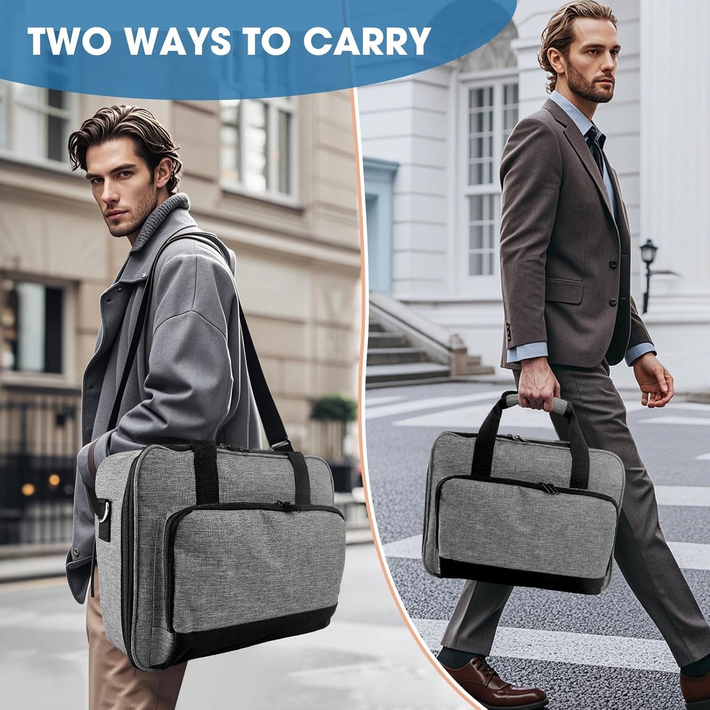 14" 11" 4" ZKOO Projector Carrying Case, Projector Bag Compatible with Most Projectors, Includes Storage Pockets