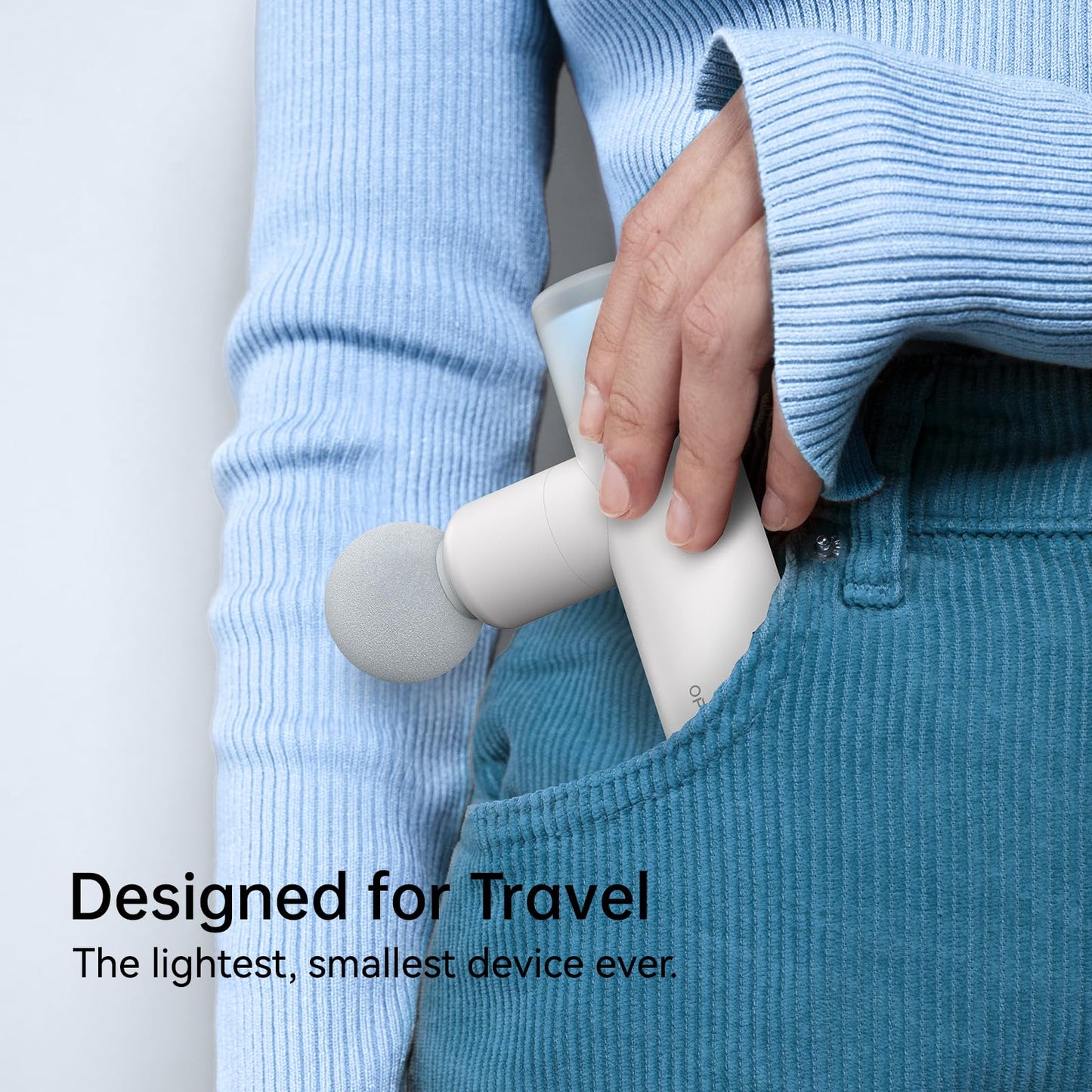 Opove M3 Mini Massage Gun for Back Pain Relief, with Facial Mode, 7mm Amplitude, 4 Vibration Levels Ultralight Portable and Rechargeable Fascia Gun Active Recovery Women Presents