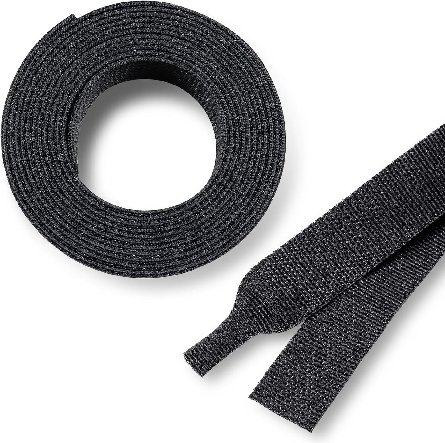 BuyUneed 2:1 (1/2" 30ft) Braided Sleeving Shrinkable Fabric Heat Shrink Tubing- Abrasion Protection Flexibility Wiring