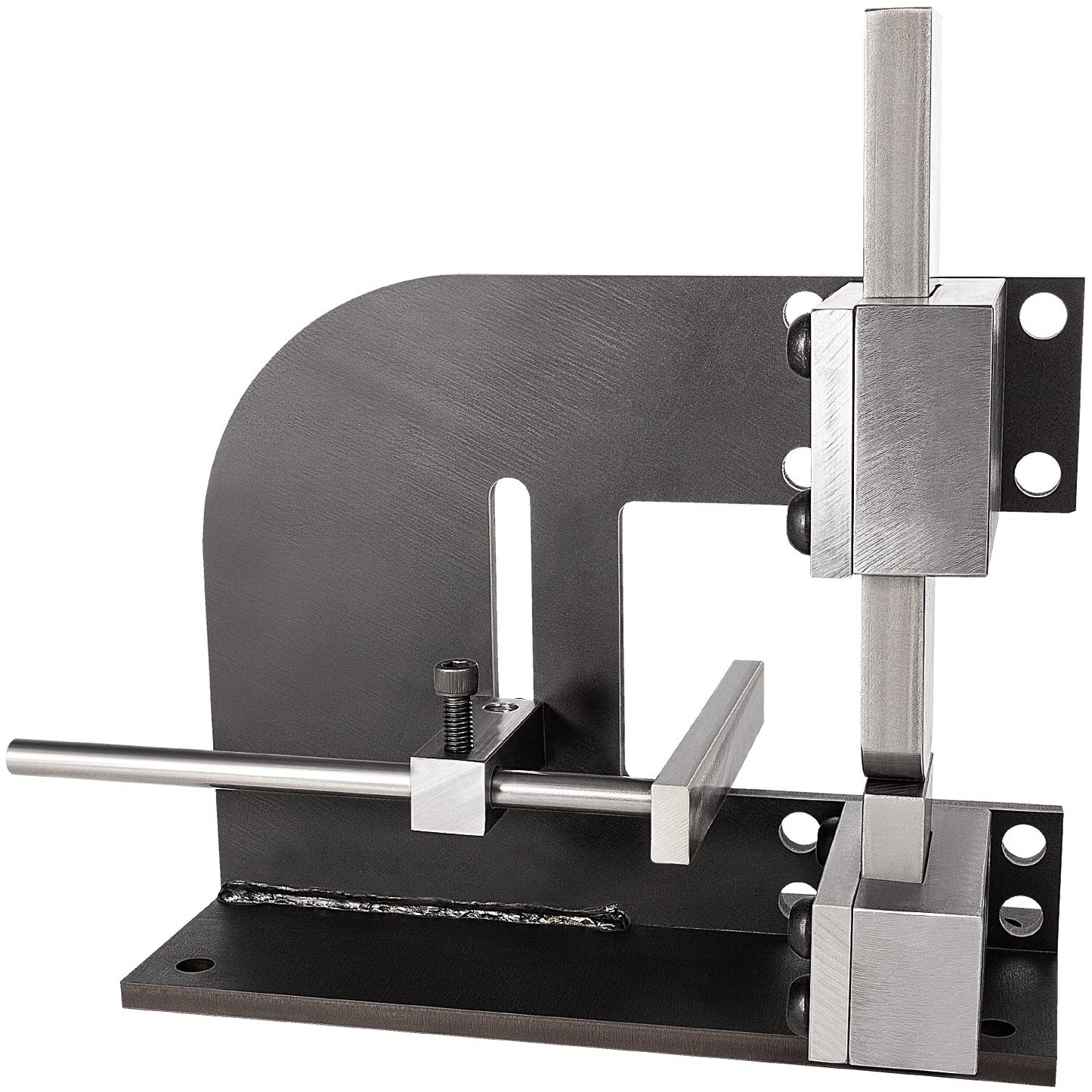 Heavy Duty Forge Wizard Blacksmith Tool, Guillotine Tool, Fullering Tool, Cut off Tool, Beginner Blacksmith Guillotine Tool, With 2 sets of Guides and Dies