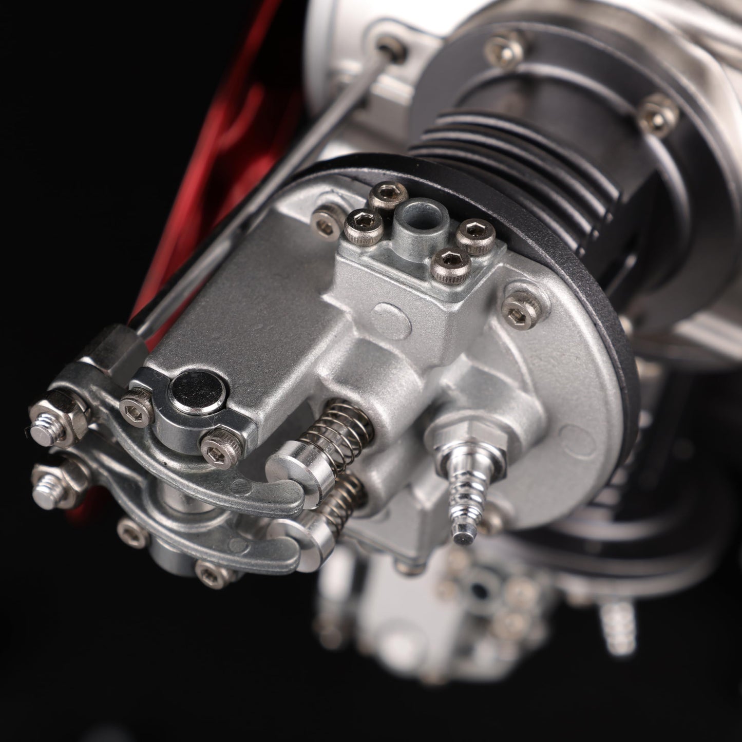 TECHING Jet Engine Model Kit 5-Cylinder Radial Engine Model Kit That Runs Mechanical Metal Assembly DM116 230+pcs