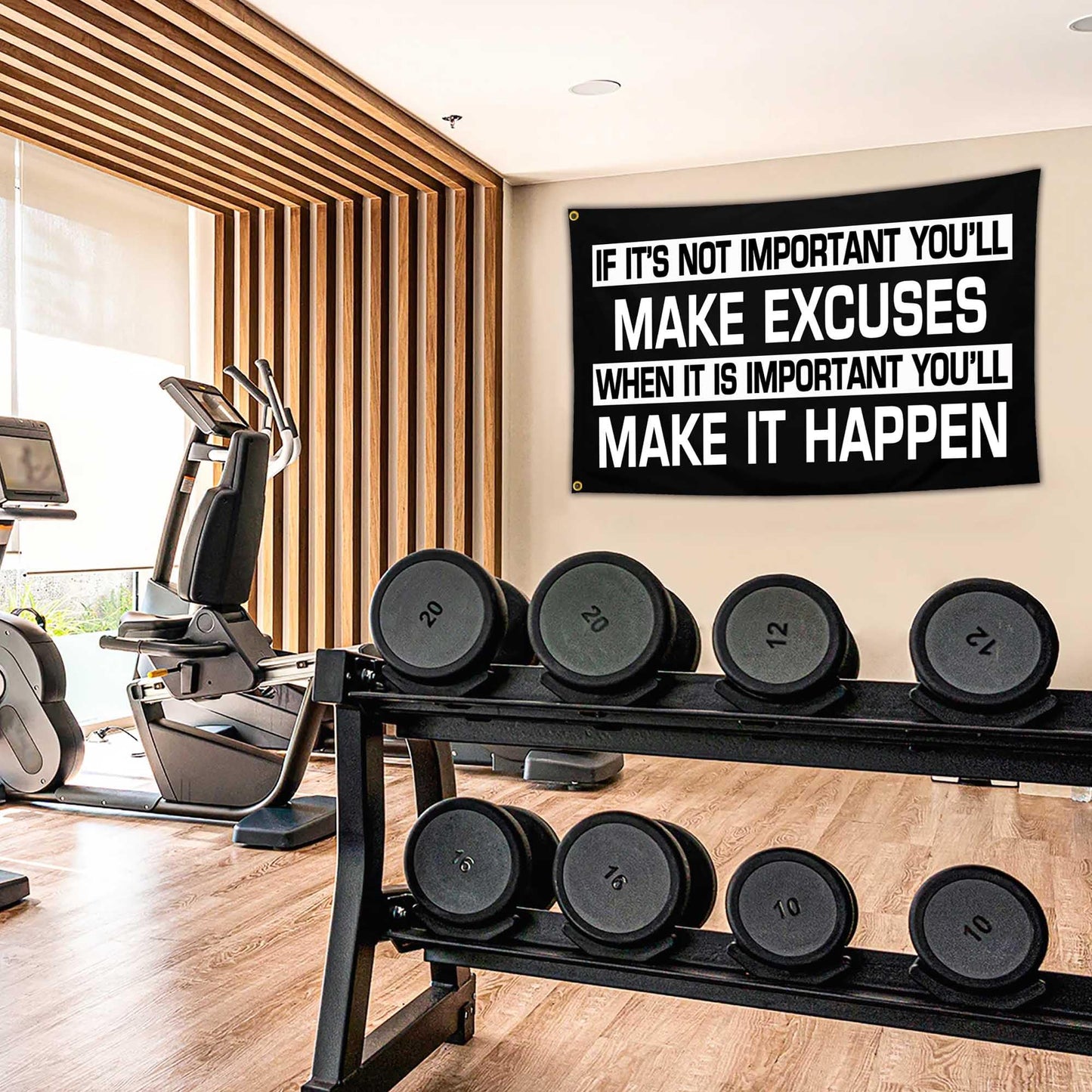Vesnote Discipline Motivational Gym Banner Flag 3x5 Ft Gym Motivational Posters Flags for Home Gym Room Guys Office Bedroom Motivation Wall Art Decor