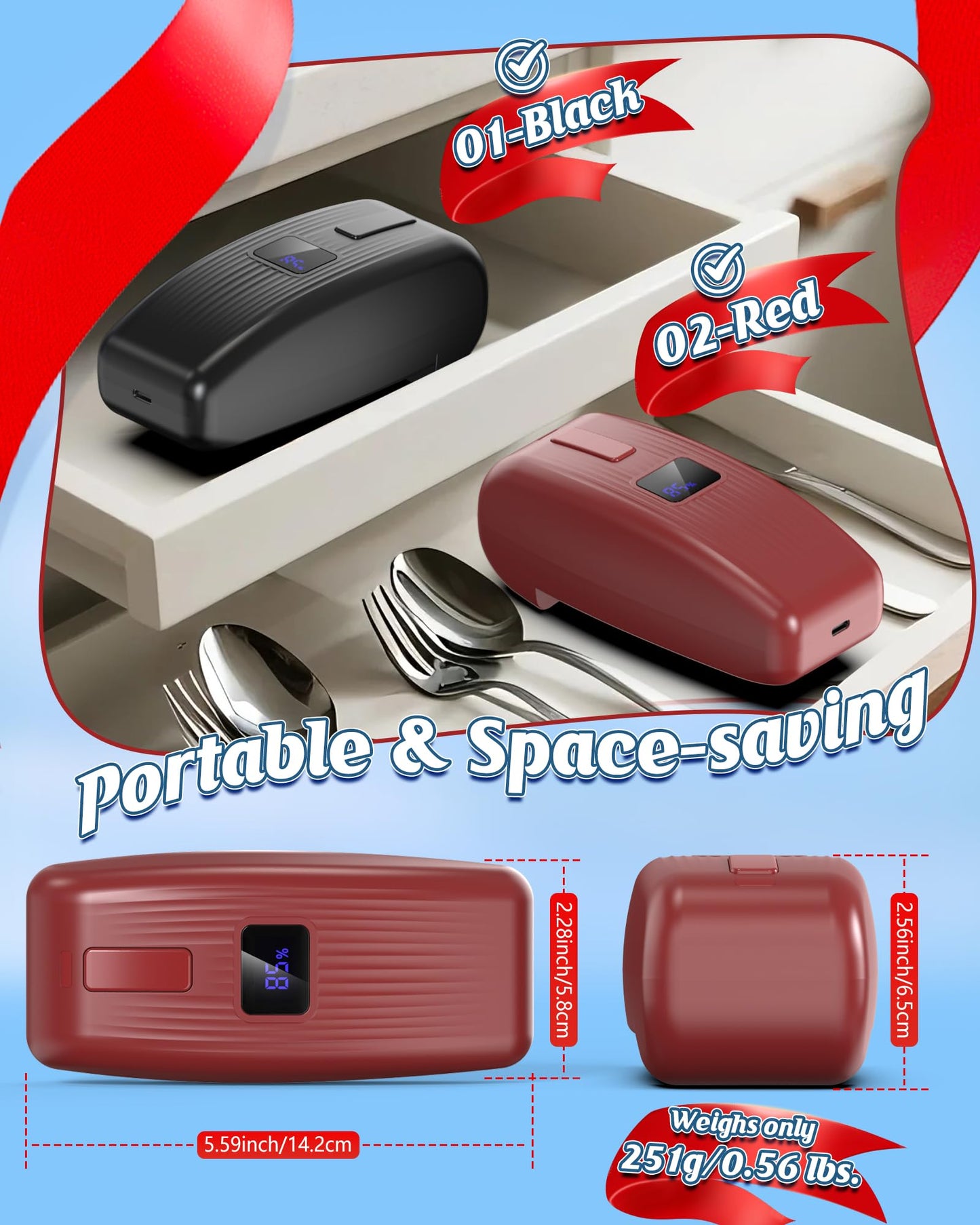 HuiJuKeJi Countertop Electric Can Opener, Rechargeable Automatic Can Opener LED Display Fit Almost Sizes, One-Touch Can Opener Electric Kitchen Gadget for Seniors Smooth Edge, Food Safety Camping