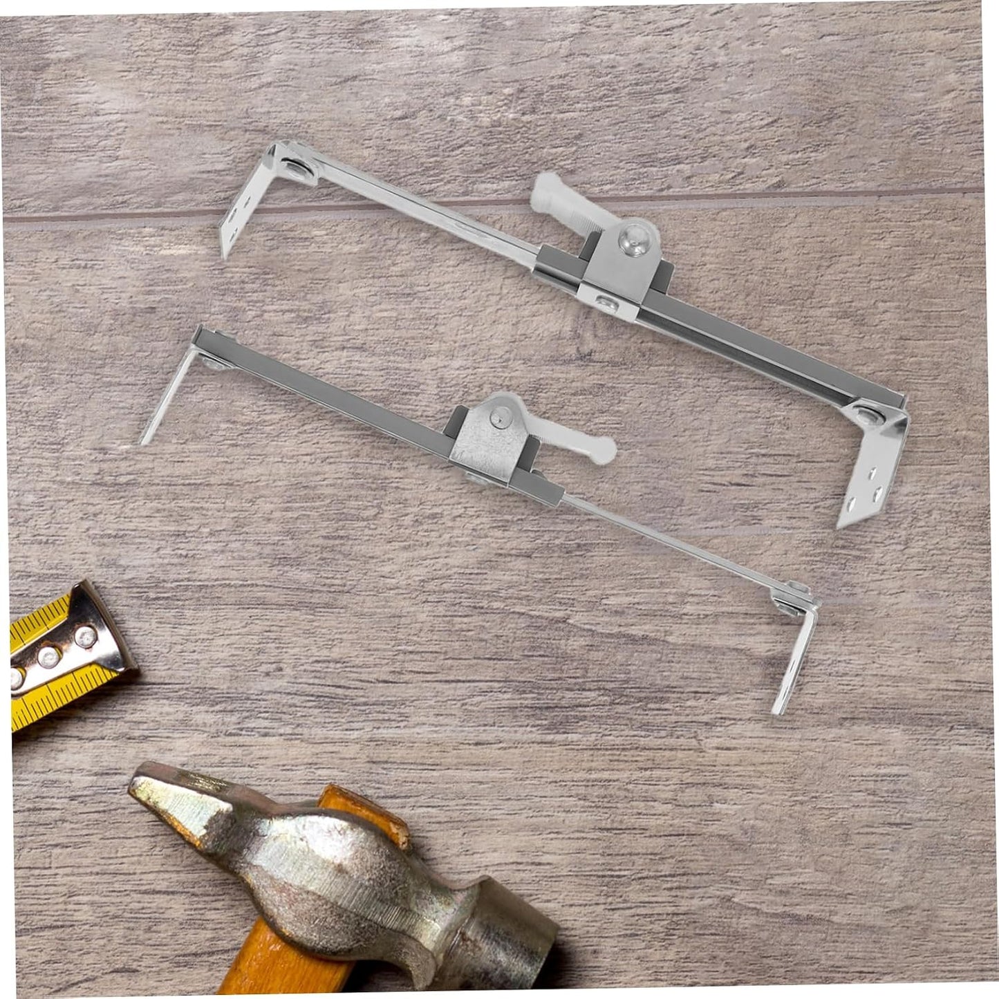 Angoily 2pcs Adjustable Tip Device for Flat Screen Tvs Bracket Easy Install Tv Stand Support for Home Use Fits Wall