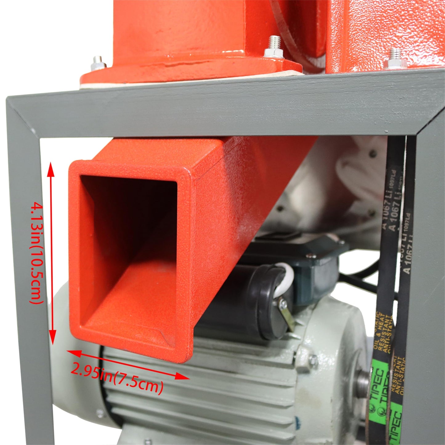 THUXEON 220V Multifunctional Crushing Machine 2.2KW Electric Grain Milling Machine Rice Grinder with 2MM 3MM Sieve Screen 220-330LBS/H for Rice Millet Corn Grain Large Material
