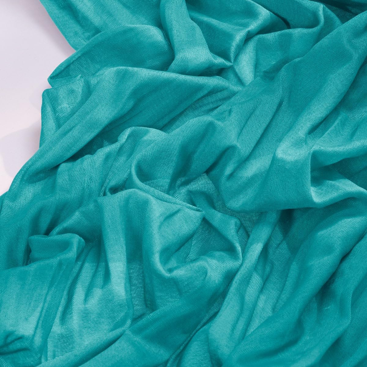 Socomi Teal Blue Cheesecloth Table Runner - 120 Inch Boho Rustic Gauze for Weddings & Events