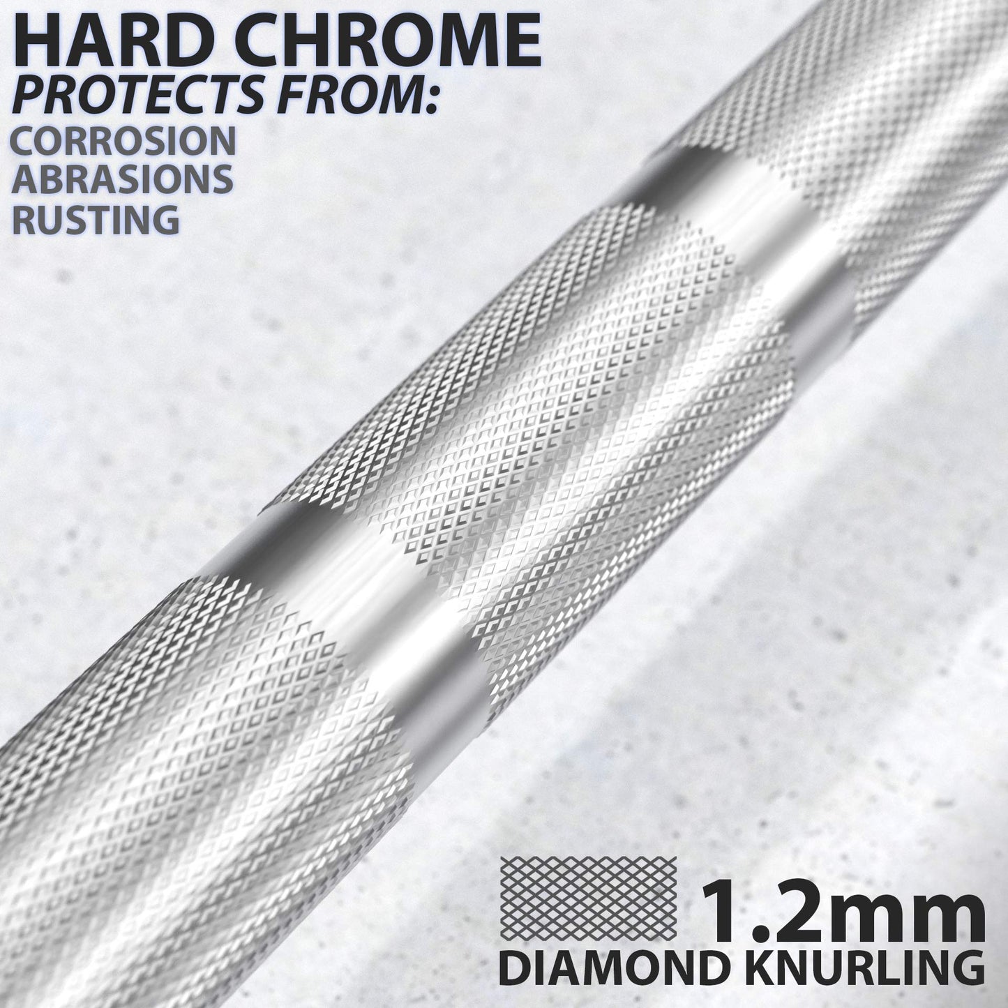 Synergee Regional Olympic 15kg Women’s Hard Chrome Barbell. Rated 1500lbs for Weightlifting and Powerlifting.