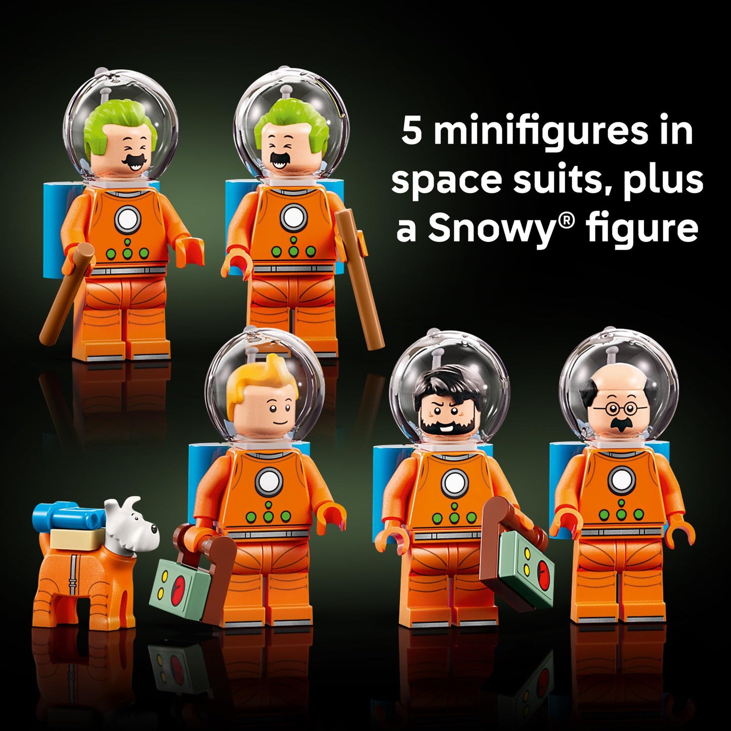 LEGO Ideas Tintin Moon Rocket - Building Set for Adults, Ages 18+ - Collectible Kit for Fans - Bedroom, Home Office Decor - Gifts for Comic Lovers - 21367