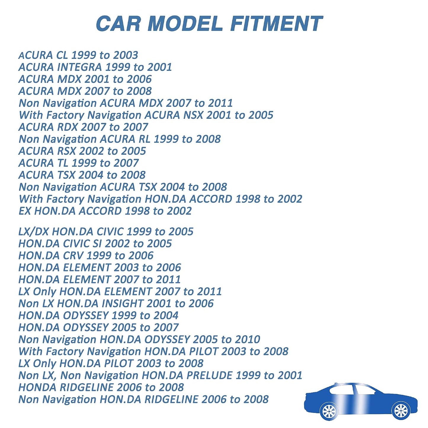 1998-2011 RDBS Car Wire Harness Kit to Install an Aftermarket Stereo Receiver Fit for Hon.da and Acura Vehicles