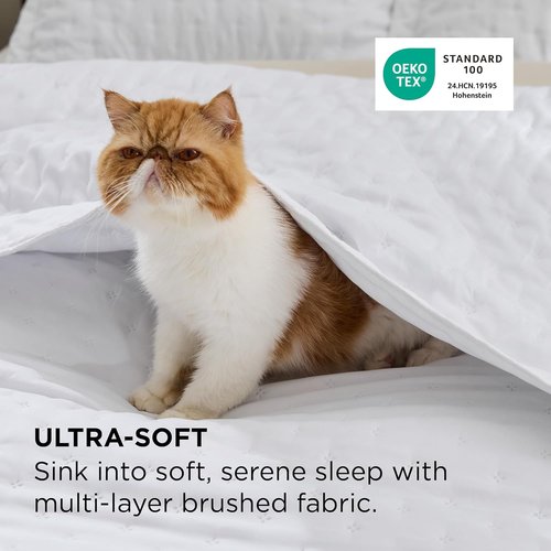Bedsure Quilts Queen Size - Lightweight Bright White Bedspread | Ultra Soft All-Season Coverlet, 90 x 96 Inches