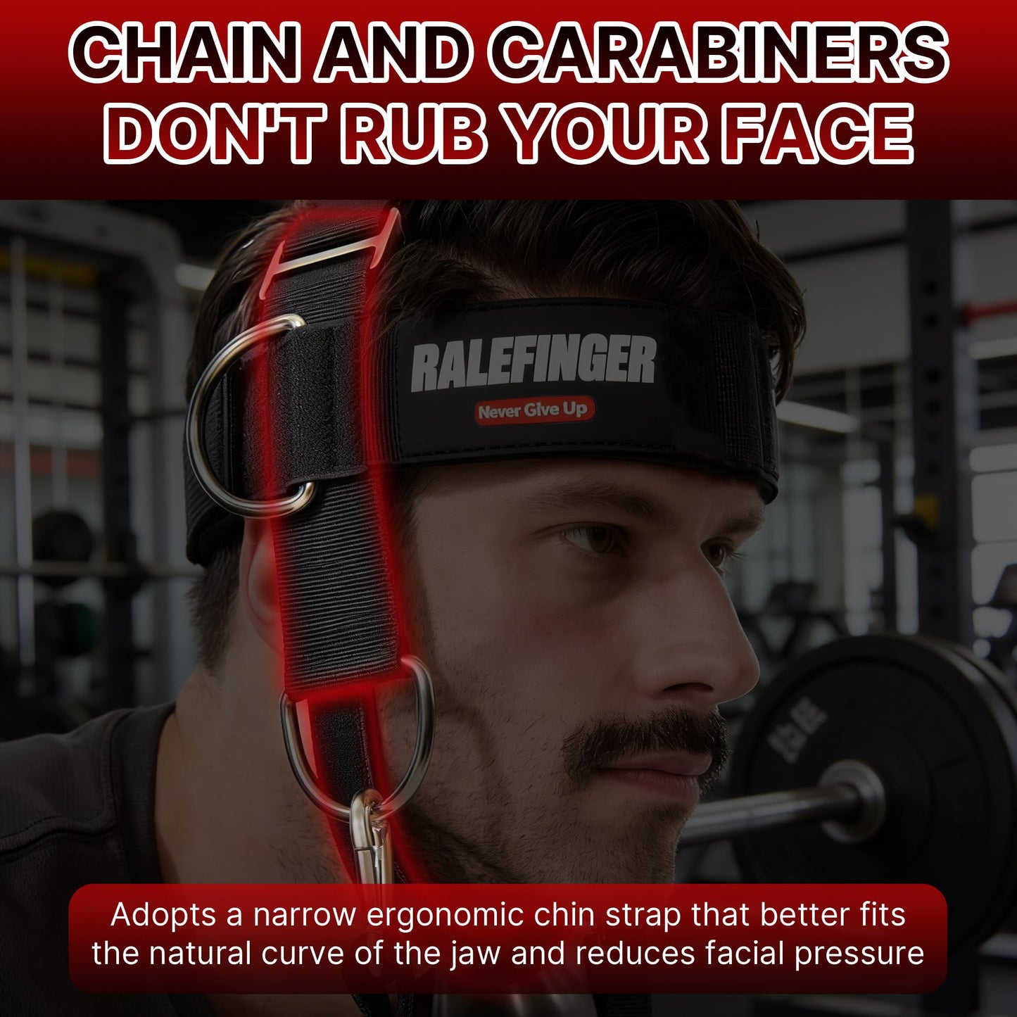 Neck Exerciser and Neck Trainer- Neck Training with 30lb Resistance Bands，Neck Strengthener Workout Equipment