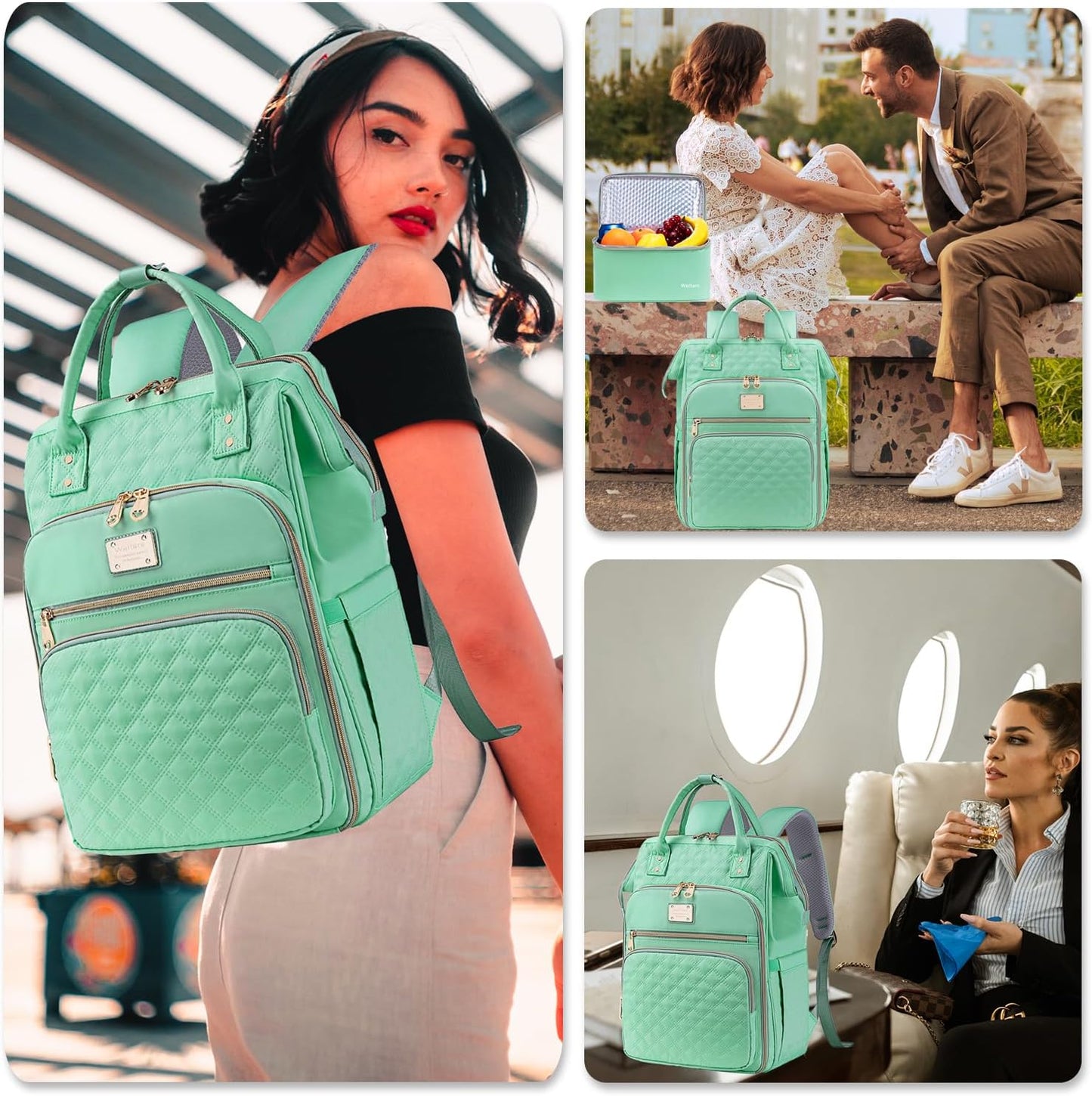 Backpack Women,15.6 Inch Backpacks pack, Backpacks,Work Backpack Weitars Lunch For Laptop For Womens Back Travel