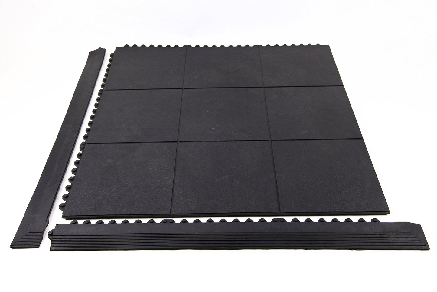 IncStores 5/8 Inch Thick Evolution Rubber Interlocking Floor Tiles | Flexible Rubber Floor Tiles for a Stronger and Safer Basement, Home Gym, Shed, or Trailer | 1 Tile