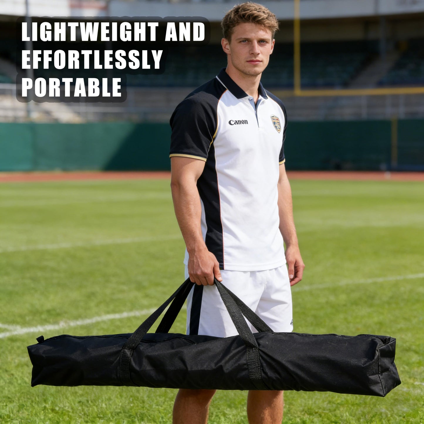 Hikeen Agility Poles, 6 Pack 6ft Soccer Training Poles, Practice Equipment Accessories for Football, Adjustable Detachable Sports Speed Training Sticks for Adults Youth