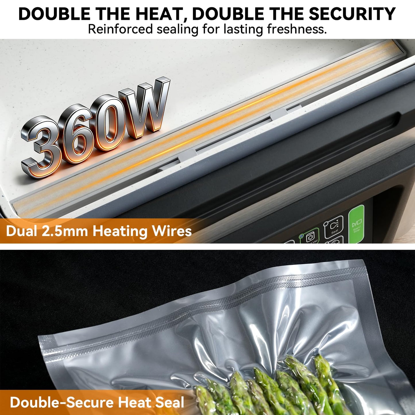 Wevac Chamber Vacuum Sealer, 12” Seal Bar, Auto Vacuum Time, Deep Chamber with Easy-Clean Design, Commercial-Grade for Meats, Liquids, Soups, Sous Vide & Mason Jars, CV12 Pro