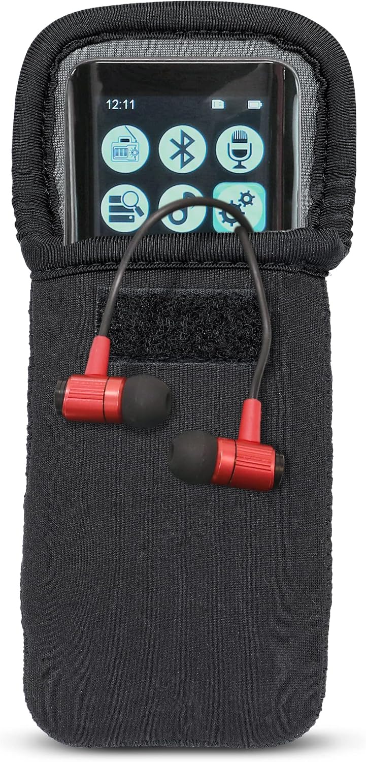 MP3 Y1, Mp4 USA Gear Player Travel Case Fits Apple iPod Touch, iPod Nano, Innioasis Walkman, Aiworth, USB Cable