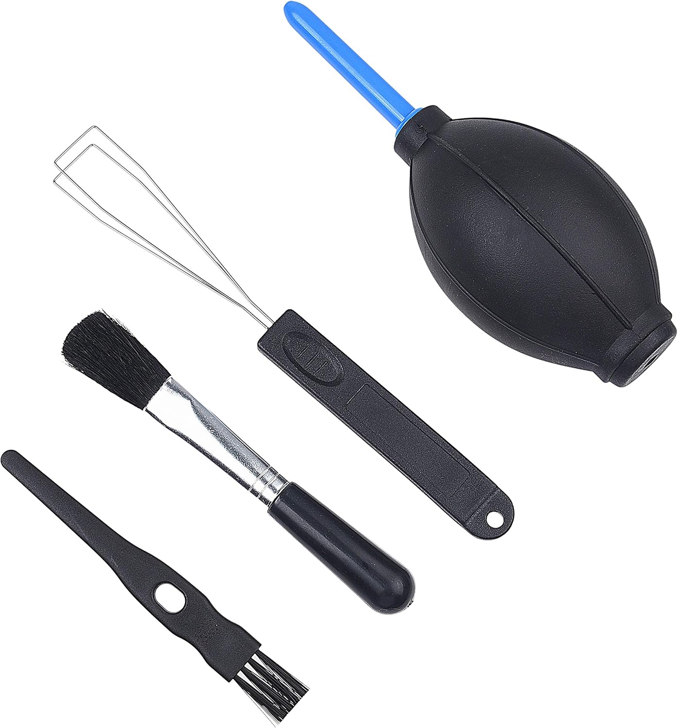 CamKix 1x 1x 1x 1x 1x Keyboard Cleaning Kit - Mini Brush, Cleaning Brush, Keyboard Cap Remover, Air Blower and Cleaning