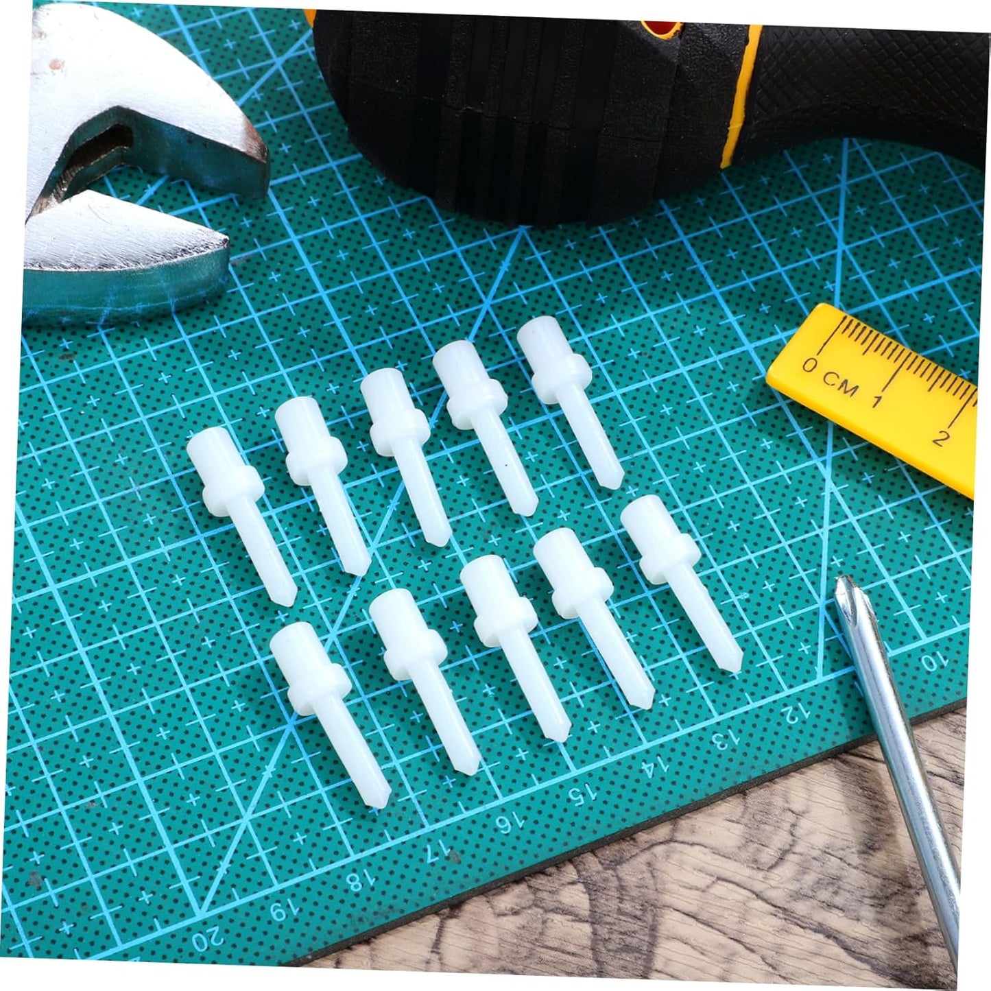 Skiennix 60Pcs Plastic Louver Pins Replacement Kit - Durable Telescopic Design for Plantation Shutters