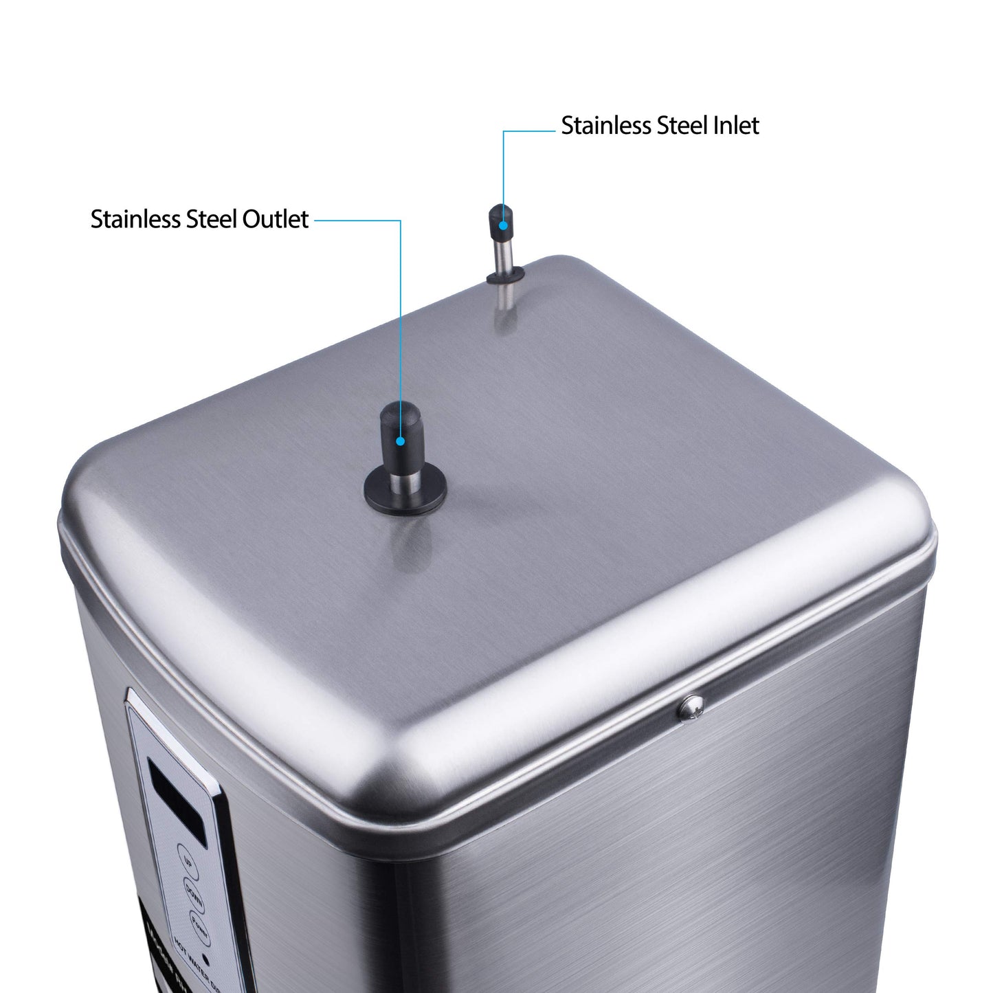 Ready Hot 40-RH-300-SSD Instant Hot Water Dispenser System, 2.5 Quarts, Digital Display Tank Only Stainless Steel