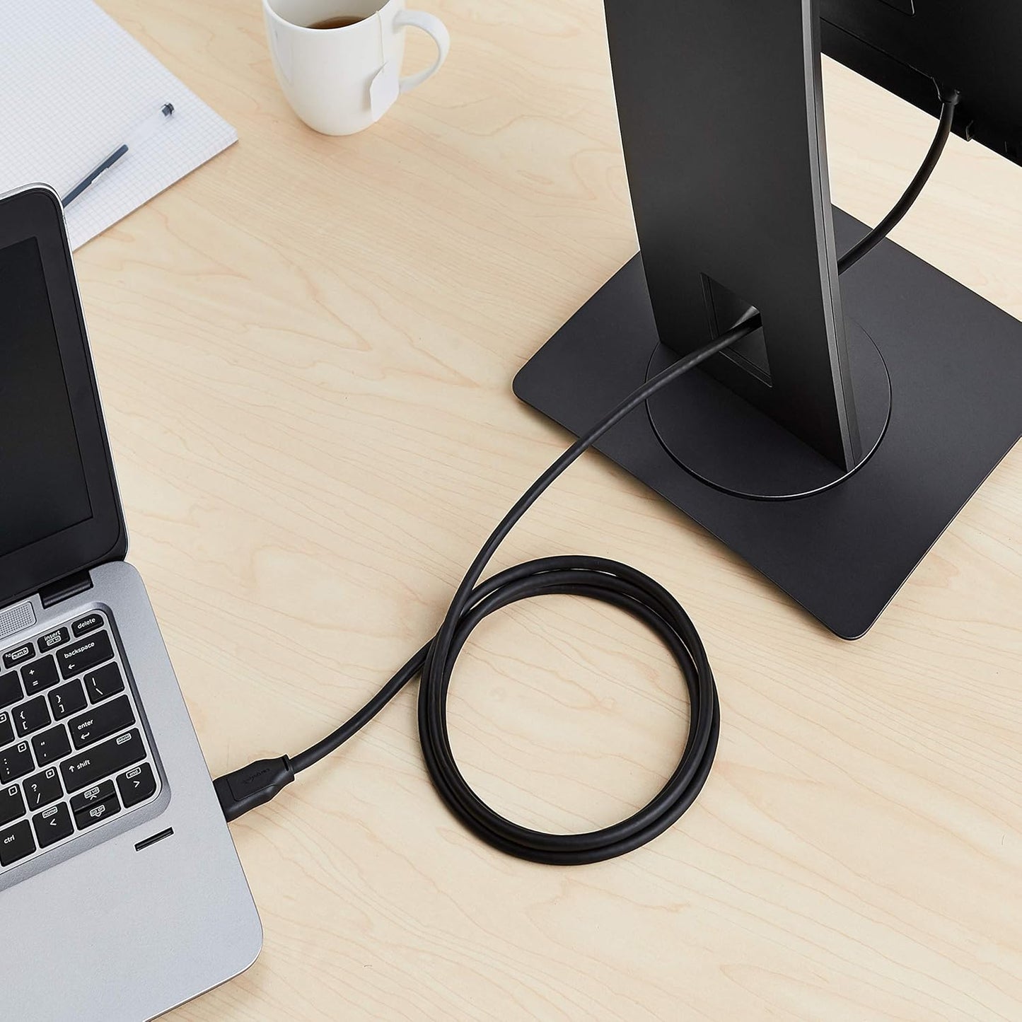 1.4 32.4Gbps 8K@60Hz, 4K@120Hz, 3D, HBR3 6 Amazon Basics DisplayPort Cable, High-Speed, Dynamic HDR and Gold-Plated