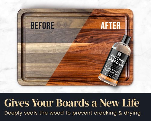Mevell Cutting Board Oil Applicator, Great for Butcher Blocks, Counter Tops, Bamboo Cutting Boards and All Wooden Utensils - Sealing Wax, Cream & Conditioner Applicator, Walnut Wood Handle