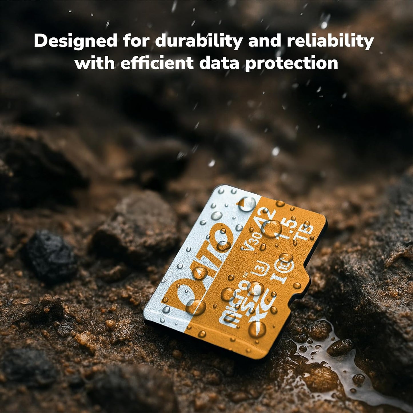 DATO 128GB C10, U3, V30, A2, 4K 160/150 Advance Plus microSDXC Memory Card w/Adapter, UHS-I, UHD, Up to MB/s
