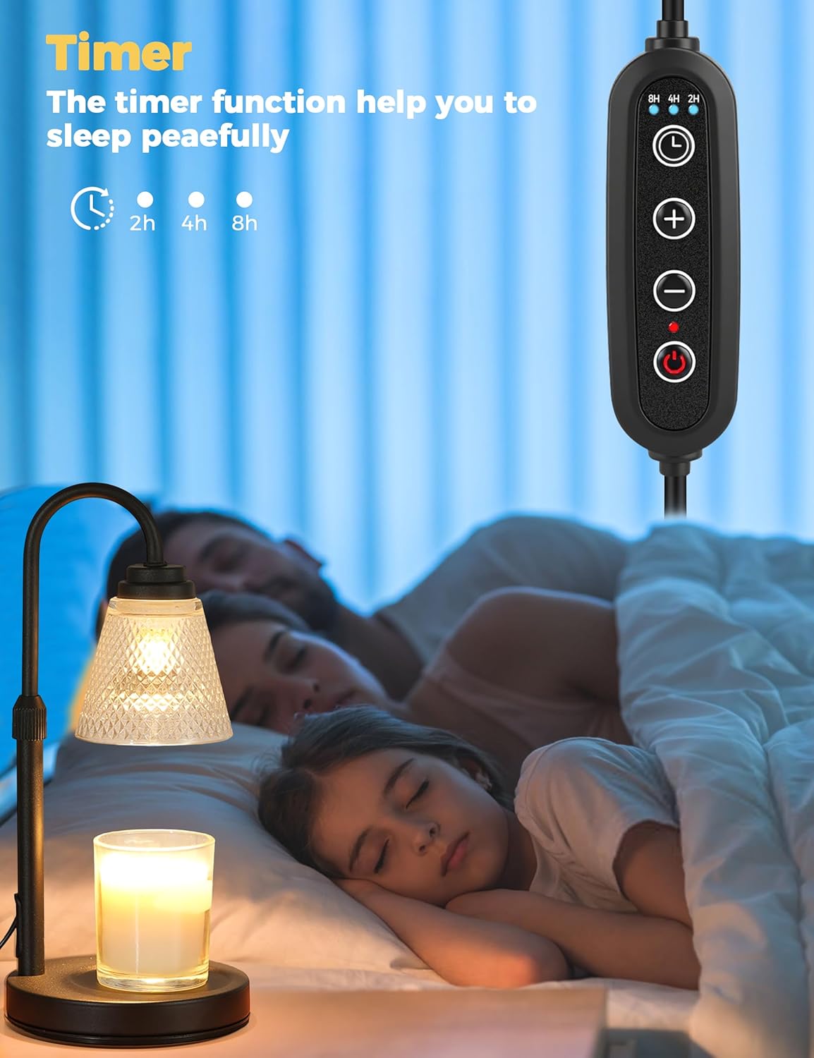 Skiennix Candle Warmer Lamp - Timer & Dimmer Feature | Perfect Birthday Gift for Mom, Women & Friends