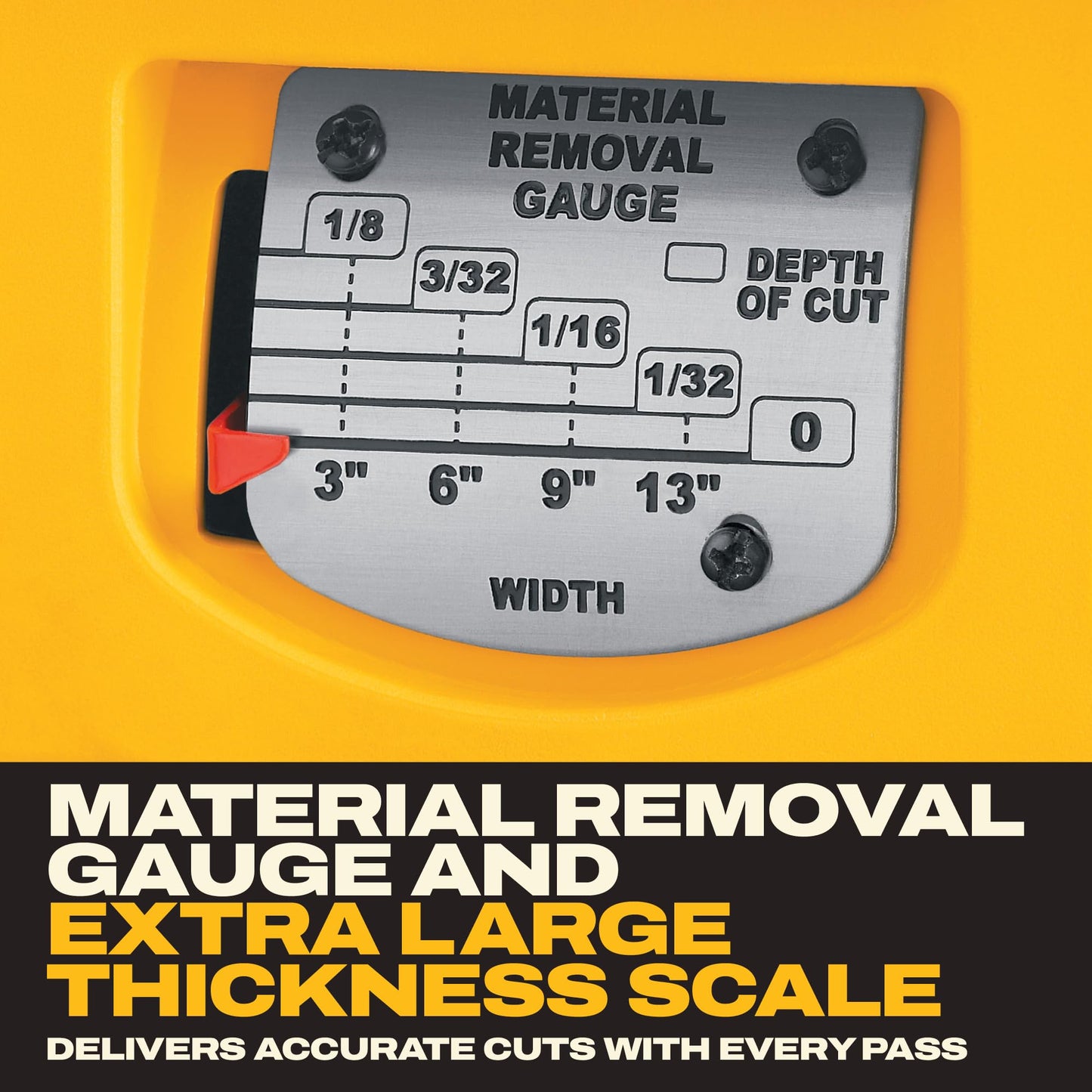 DEWALT Thickness Planer, 13-inch Wood Planer, Three Knife Two Speed, 15 Amp, 20,000 RPM Motor (DW735X)