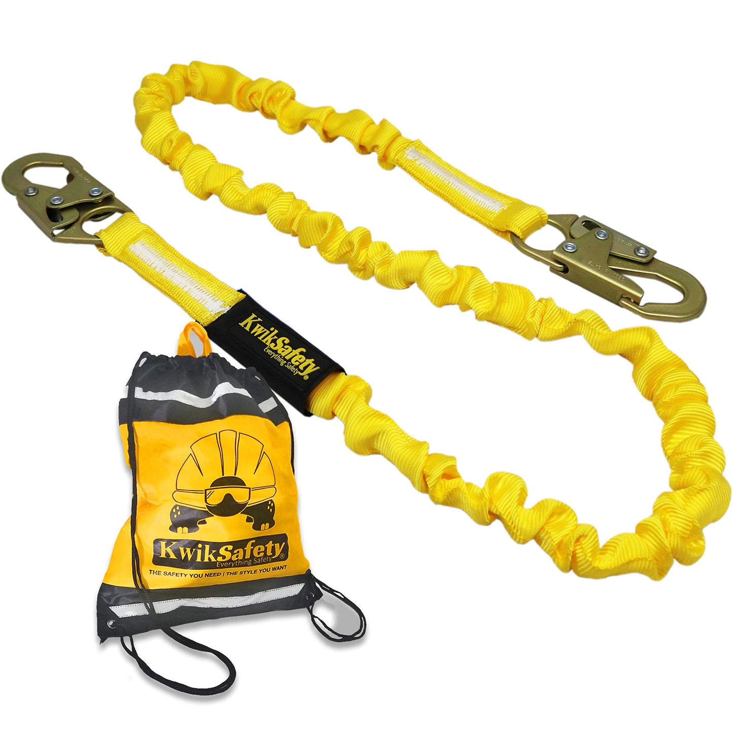KwikSafety THUNDER DiamondBACK Safety Harness + RATTLER 6ft Safety Lanyard