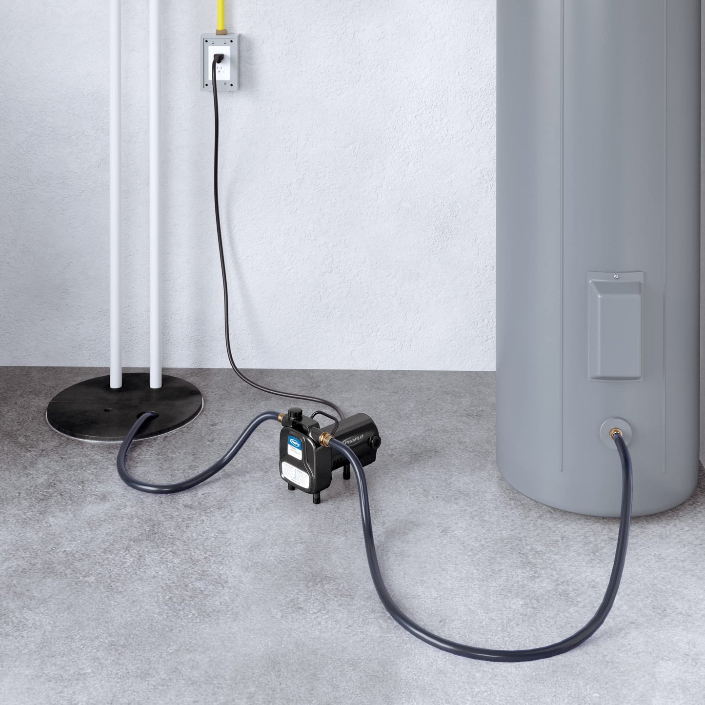 PROFLO PF90060 Cast Iron Portable Transfer Pump - N/A